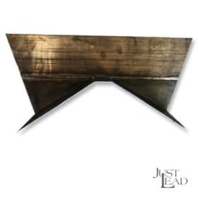 Alternative view of Lead Ridge Roof Abutment Flashing