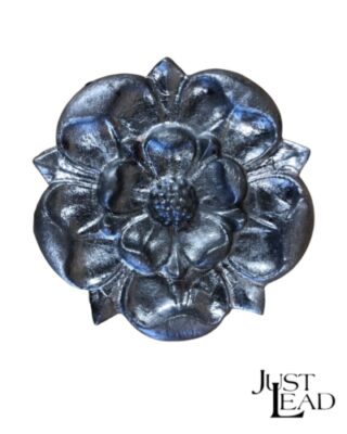 Sand Cast Tudor Rose 4 1/2"